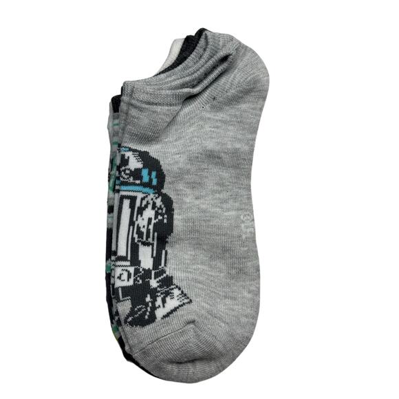 Star Wars Disney Women’s 5 pairs No-Show Socks Sz 9-11 - Picture 2 of 3
